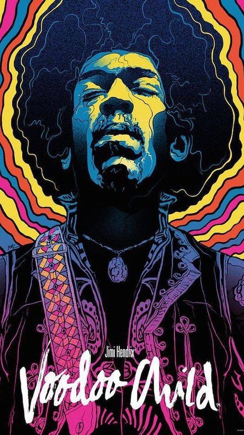 Jimi Hendrix - autorstwa ZEDGEâ Tapeta na telefon HD